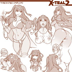 Rule 34 | 1boy, 2girls, ass, ass grab, bangle, bisexual female, biting, blunt bangs, blush, bodystocking, book, book stack, bracelet, breasts, bridal gauntlets, cape, character name, character sheet, chibi, chibi inset, choker, circlet, cleavage, cleft of venus, closed eyes, clothed female nude female, clothes, collage, covered navel, crossed legs, cum, cum in mouth, cum on body, cum on breasts, cum on tongue, cum on upper body, cunnilingus, diadem, drooling, dual persona, erection, facial, fellatio, fire emblem, fire emblem awakening, full-face blush, gorget, greyscale, hand to own mouth, head out of frame, hime cut, holding, holding book, jewelry, large breasts, long hair, looking at viewer, monochrome, multiple girls, multiple views, my unit, navel, nintendo, nipples, nude, o o, open book, open mouth, oral, out of frame, pelvic curtain, penis, pussy, robin (female) (fire emblem), robin (fire emblem), robin (male) (fire emblem), sequential, shoulder pads, sitting, solo focus, speech bubble, tharja (fire emblem), tiara, tongue, tongue out, torn, torn clothes, twintails, two side up, uncensored, x-ray, x-t3al