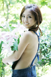 Rule 34 | highres, no shirt, overalls, photo (medium), tagme, tatsumi natsuko