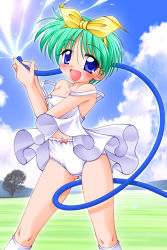 Rule 34 | 1girl, character request, clothes lift, dress, dress lift, hose, mito sagano, panties, sagano mito, skirt, skirt lift, solo, source request, underwear, water