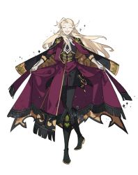 Rule 34 | 1boy, blonde hair, boots, curtsey, fate/grand order, fate (series), formal, gloves, jacket, jacket on shoulders, long hair, male focus, sash, simple background, smile, solo, sparkle, starshadowmagician, very long hair, white background, wolfgang amadeus mozart (fate)