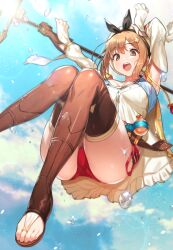 Rule 34 | 1girl, absurdres, ass, atelier (series), atelier ryza, breasts, brown eyes, brown hair, green322, highres, large breasts, open mouth, reisalin stout, solo