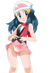 Rule 34 | 1girl, blue eyes, blue hair, creatures (company), dawn (pokemon), game freak, hainchu, highres, nintendo, pokemon, pokemon dppt