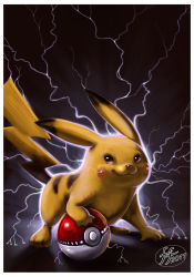 Rule 34 | 14-bis, electricity, gen 1 pokemon, md5 mismatch, no humans, pikachu, poke ball, pokemon, pokemon (creature), solo