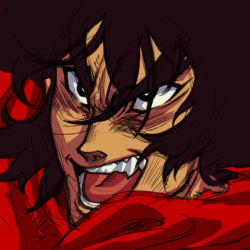 Rule 34 | 1boy, angry, getter robo, kei (bekei), lowres, male focus, nagare ryoma, portrait, red scarf, retro artstyle, scarf, sharp teeth, sideburns, sketch, solo, teeth, toei animation
