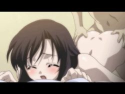 Rule 34 | 00s, 1boy, 1girl, animated, animated gif, ass, ass grab, bed sheet, black hair, blush, doggystyle, closed eyes, hetero, katsura kotonoha, letterboxed, long hair, nude, school days, sex, sex from behind, sheet grab, tagme, thighs