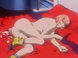 Rule 34 | 00s, 1990s (style), aftersex, animated, animated gif, ass, breasts, cum, cum in pussy, cum pool, cumdrip, imminent rape, mezzo forte, nipples, nude, pink hair, pussy, shoes, suzuki mikura, umetsu yasuomi, uncensored