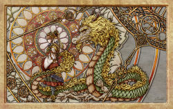 Rule 34 | 1girl, claws, dragon, dress, eastern dragon, enola (ebanataw), horns, original, solo