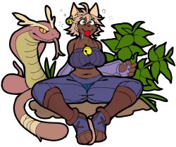 Rule 34 | catnip, daena, highres, legend of mana, seiken densetsu, snake, tagme