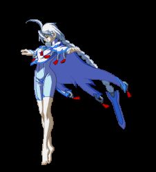 Rule 34 | animated, animated gif, arc system works, armor, blazblue, lowres, nu-13, official art, power armor, silver hair