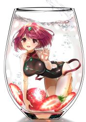 Rule 34 | 1girl, breasts, highres, large breasts, nayuta-kanata, pyra (pro swimmer) (xenoblade), pyra (xenoblade), red eyes, red hair, solo, underwater, xenoblade chronicles (series), xenoblade chronicles 2