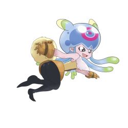 Rule 34 | 1girl, cosplay, digimon, digimon (creature), female focus, jellyfish girl, jellymon, monster girl, solo, symbareangoramon, symbareangoramon (cosplay), tentacle hair, tentacles