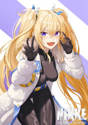 Rule 34 | 1girl, blonde hair, blue eyes, goddess of victory: nikke, highres, laplace (nikke), solo, tagme, twintails