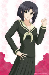 00s maria-sama_ga_miteru mizuno_youko school_uniform serafuku tagme