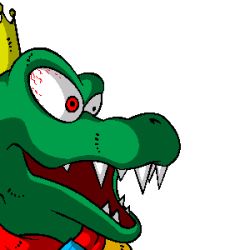 Rule 34 | crocodile, crocodilian, crown, donkey kong (series), donkey kong country, fangs, king k. rool, lowres, mario (series), nintendo, super mario bros. 1