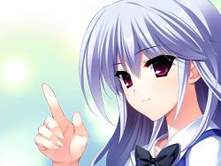 Rule 34 | artist request, grisaia (series), kazami kazuki, looking at viewer, pointing finger, source request, tagme