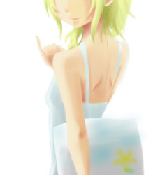 Rule 34 | 1girl, blonde hair, drawing, kingdom hearts, namine, pinky out, solo, tagme