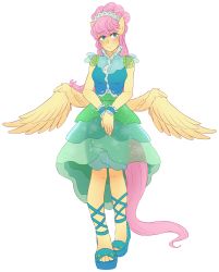 Rule 34 | 1girl, absurdres, crossed arms, fluttershy, furyou, highres, my little pony, my little pony: friendship is magic, personification, sandals, wings