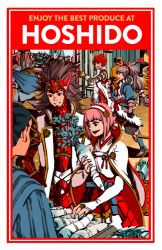 Rule 34 | armor, basket, bow, brothers, brown hair, cape, carrying, commentary, english text, fire emblem, fire emblem fates, flower, fur trim, gloves, grey hair, hair flower, hair ornament, headband, hinoka (fire emblem), holding, image sample, japanese armor, long hair, market, md5 mismatch, moanie, multiple boys, multiple girls, nintendo, obi, open mouth, pink hair, ponytail, radish, red hair, resized, ribbon, ryoma (fire emblem), sakura (fire emblem), sash, short hair, siblings, sisters, smile, standing, takumi (fire emblem), teeth, text focus, tumblr sample, walking, white gloves