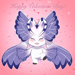 Rule 34 | bug, butterfly, closed eyes, digimon, digimon (creature), highres, insect, morphomon, solo, valentine&#039;s day, wings