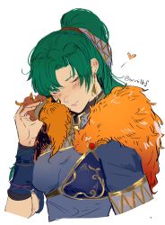 Rule 34 | 1girl, absurdres, blush, breasts, dress, earrings, fire emblem, fire emblem: the blazing blade, fire emblem heroes, green eyes, green hair, high ponytail, highres, jewelry, long hair, lyn (fire emblem), nintendo, ormille, ponytail, smile, solo, very long hair