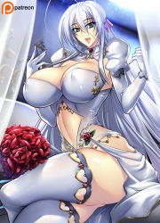 Rule 34 | 1girl, breasts, cleavage, haganef, high school dxd, highres, huge breasts, large breasts, rossweisse