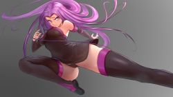 Rule 34 | fate/grand order, fate/stay night, fate (series), highres, long hair, medusa (fate), medusa (rider) (fate), solo, somebody (leiking00), square pupils, tagme, thighhighs, very long hair