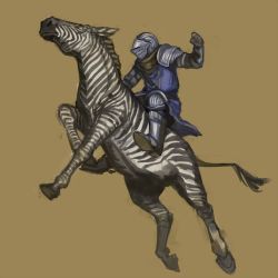 Rule 34 | 1boy, animal, armor, armored boots, boots, brown background, chosen undead, covered face, dark souls (series), dark souls i, from software, gauntlets, helmet, highres, nishiki areku, pauldrons, riding, shoulder armor, simple background, solo, tunic, zebra