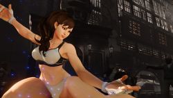 Rule 34 | 1girl, 3d, capcom, chun-li, muscular, outdoors, solo focus, street fighter, thick thighs, thighs, toned