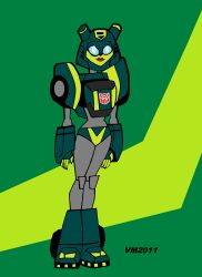 Rule 34 | 1girl, absurdres, armor, autobot, blue eyes, can&#039;t be this cute 2, colored skin, glyph (transformers), green background, green panties, grey skin, highres, horns, humanoid robot, narrow waist, panties, red lips, robot, shortstack, solo, transformers, transformers animated, underwear, vectormagnus2011
