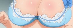 Rule 34 | 1girl, amaya haruko, bra, breasts, highres, large breasts, maken-ki!, solo, takami akio, underwear, wet