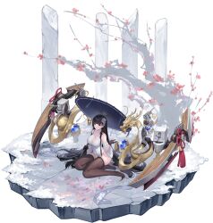 Rule 34 | 1girl, absurdres, artist request, azur lane, bare shoulders, black hair, breasts, china dress, chinese clothes, closed mouth, dress, full body, gloves, hair ornament, hand up, high heels, highres, holding, large breasts, long hair, looking at viewer, machinery, non-web source, official art, red eyes, sitting, solo, thighhighs, thighs, transparent background, turret, turtleneck, weapon, white dress, wide sleeves, yat sen (azur lane), yat sen (retrofit) (azur lane)