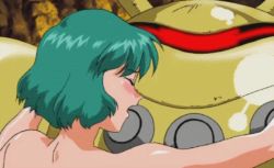 Rule 34 | 1girl, aftersex, animated, animated gif, aqua hair, bad end, death, dropping, electrocution, robot, viper rsr