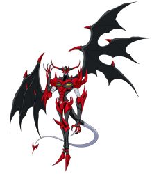 Rule 34 | claws, demon, demon boy, devimon, digimon, highres, horns, original, tail, wings