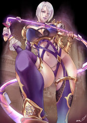 Rule 34 | 1girl, absurdres, breasts, highres, isabella valentine, large breasts, namco, revealing clothes, soul calibur, sword, weapon, whip, whip sword