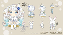 Rule 34 | 1girl, a z u k i, animal, arms at sides, blue bow, blue eyes, blue hair, blush, bow, butterfly wings, character name, character sheet, closed eyes, commentary request, copyright notice, crypton future media, crystal, deformed, dress ribbon, eighth note, from behind, from side, gold trim, gradient hair, hair bow, hair ornament, hat, hatsune miku, high heels, holding, holding wand, hoop skirt, insect wings, light blue hair, long hair, looking at viewer, mini hat, multicolored hair, musical note, pantyhose, piapro, rabbit, rabbit yukine, see-through skirt layer, snowflake hair ornament, snowflake print, snowflakes, straight-on, translation request, twintails, very long hair, vocaloid, wand, white bow, white footwear, white hair, white hat, white pantyhose, wings, yuki miku, yuki miku (2025) (candidate no.6)