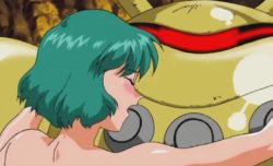 Rule 34 | 1girl, animated, animated gif, aqua hair, bad end, death, dropping, electrocution, implied sex, robot, viper rsr