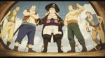 Rule 34 | 1boy, 2girls, ace attorney, animated, athena cykes, earrings, food, jewelry, midriff, multiple girls, norma deplume, phoenix wright, phoenix wright: ace attorney - dual destinies, pirate, sound, video