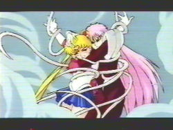 Rule 34 | 1990s (style), 1girl, bdsm, bishoujo senshi sailor moon, blonde hair, bondage, bound, letterboxed, lowres, pink hair, qvga, sailor moon, source request, tagme, tsukino usagi, twintails