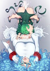 Rule 34 | 1futa, 1girl, absurdres, ass, big belly, bralines, breasts, cheek bulge, cum, cum in ass, cum in mouth, cum through, curvy, deep penetration, deepthroat, excessive cum, fellatio, futa with female, futanari, green hair, hand on another&#039;s head, highres, huge ass, huge penis, inflation, large breasts, large testicles, multiple girls, one-punch man, oral, penis, psykos, rolling eyes, size difference, small breasts, stomach bulge, tatsumaki, testicles, the golden smurf, thick thighs, thighs, uncensored, waru-geli, wide hips