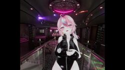 Rule 34 | 1girl, 3d, animated, ass, audible music, bouncing breasts, breasts, cleavage, huge breasts, solo, sound, tagme, thick thighs, thighs, video, vrchat
