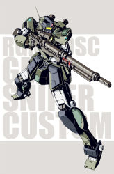 Rule 34 | gm sniper custom, gun, gundam, gundam msv, mecha, rifle, robot, shirotaka (46), sniper rifle, weapon