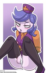 Rule 34 | ahegao, blush, bound, cadence (enter the gungeon), enter the gungeon, highres, orgasm, sex toy, thighhighs, tied up, vibrator