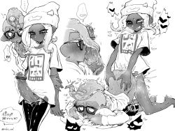 Rule 34 | 1boy, 1girl, ahegao, anal, bar censor, blush, censored, erection, fellatio, fucked silly, futa with male, futanari, glasses, large penis, male penetrated, nintendo, octoling player character, open mouth, oral, penis, rolling eyes, sex, sex from behind, shirt, smile, splatoon (series), splatoon 2, takamine k, tentacle hair, tongue, tongue out, top-down bottom-up