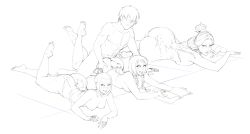 Rule 34 | 1boy, 3girls, absurdres, aftersex, ass, avatar: the last airbender, avatar legends, azula, blush, book, braid, breast press, breasts, brother and sister, buttjob, cum, cum on ass, cum on body, faceless, faceless male, finger to mouth, highres, huge ass, incest, jin (avatar), large breasts, licking lips, lm (legoman), lying, md5 mismatch, monochrome, mother and son, multiple girls, nipples, on stomach, penis, resized, resolution mismatch, siblings, sketch, source smaller, thighs, tongue, tongue out, topknot, twin braids, uncensored, upscaled, ursa (avatar), wide hips, zuko