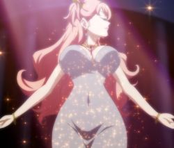 Rule 34 | 10s, 1girl, breasts, charlotte scherzen, dress, female focus, kaneko hiraku, large breasts, long hair, screencap, smile, solo, standing, stitched, third-party edit, valkyrie drive, valkyrie drive -mermaid-