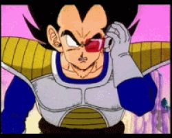Rule 34 | 1boy, animated, animated gif, dragon ball, dragonball z, it&#039;s over 9000 (meme), lowres, macro, male focus, meme, scouter, solo, vegeta