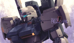 Rule 34 | apaam, assault visor, borrowed character, character name, glowing, gundam, highres, mecha, mobile suit, no humans, original, robot, science fiction, solo, upper body