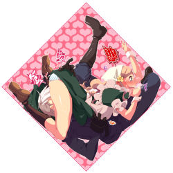 Rule 34 | 1boy, 1girl, 69, ass, axis powers hetalia, blush, box, breasts, grabbing, grabbing another&#039;s breast, green eyes, groping, hetero, highres, hungary (hetalia), in box, in container, keiko rin, md5 mismatch, panties, prussia (hetalia), striped clothes, striped panties, sweat, tears, translation request, underwear, you gonna get raped