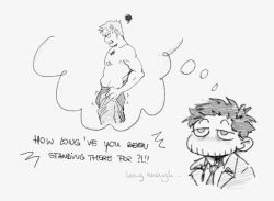 Rule 34 | 2boys, angel, anger vein, angry, animated, animated gif, ass lift, bouncing bulge, bulge, bulge lift, castiel, chest tattoo, chibi, coat, cropped legs, cropped torso, dean winchester, dressing, english text, facial hair, fluffsnake, from side, greyscale, highres, i&#039;ve never seen a guy recreate this successfully tbh (meme), imagining, male focus, male underwear, mature male, meme, monochrome, multiple boys, open pants, pants, pants lift, pectorals, short hair, simple background, speech bubble, stubble, supernatural (tv series), tattoo, topless male, trench coat, underwear