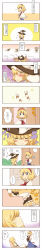 Rule 34 | 2girls, absurdres, alice margatroid, bad id, bad pixiv id, blonde hair, blue eyes, blush, bow, comic, closed eyes, hair bow, hairband, hat, highres, kirisame marisa, long hair, long image, monochrome, multiple girls, non (z-art), open mouth, short hair, smile, tall image, touhou, translation request, witch hat, yellow eyes, yuri